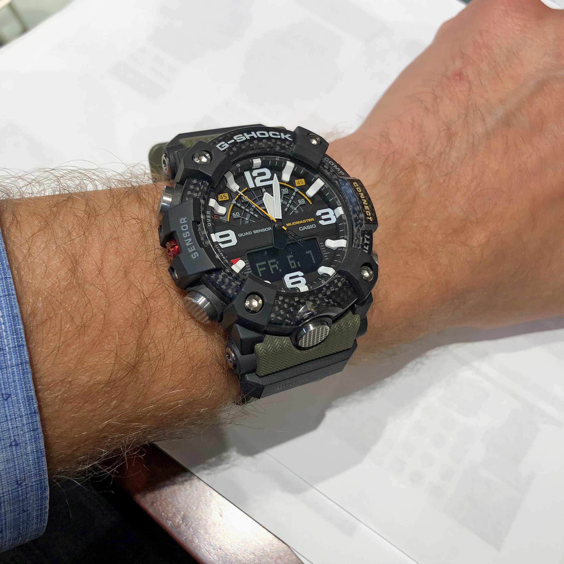 CASIO G-Shock GG-B100-1B Blackout Mudmaster Carbon Watch – NAGI