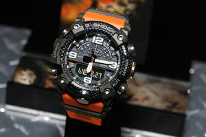CASIO G-Shock GG-B100-1A9 Orange Mudmaster Carbon Core Watch