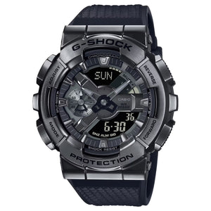 Casio G-Shock GM110BB-1A Black Edition Steel Metal Bezel Watch