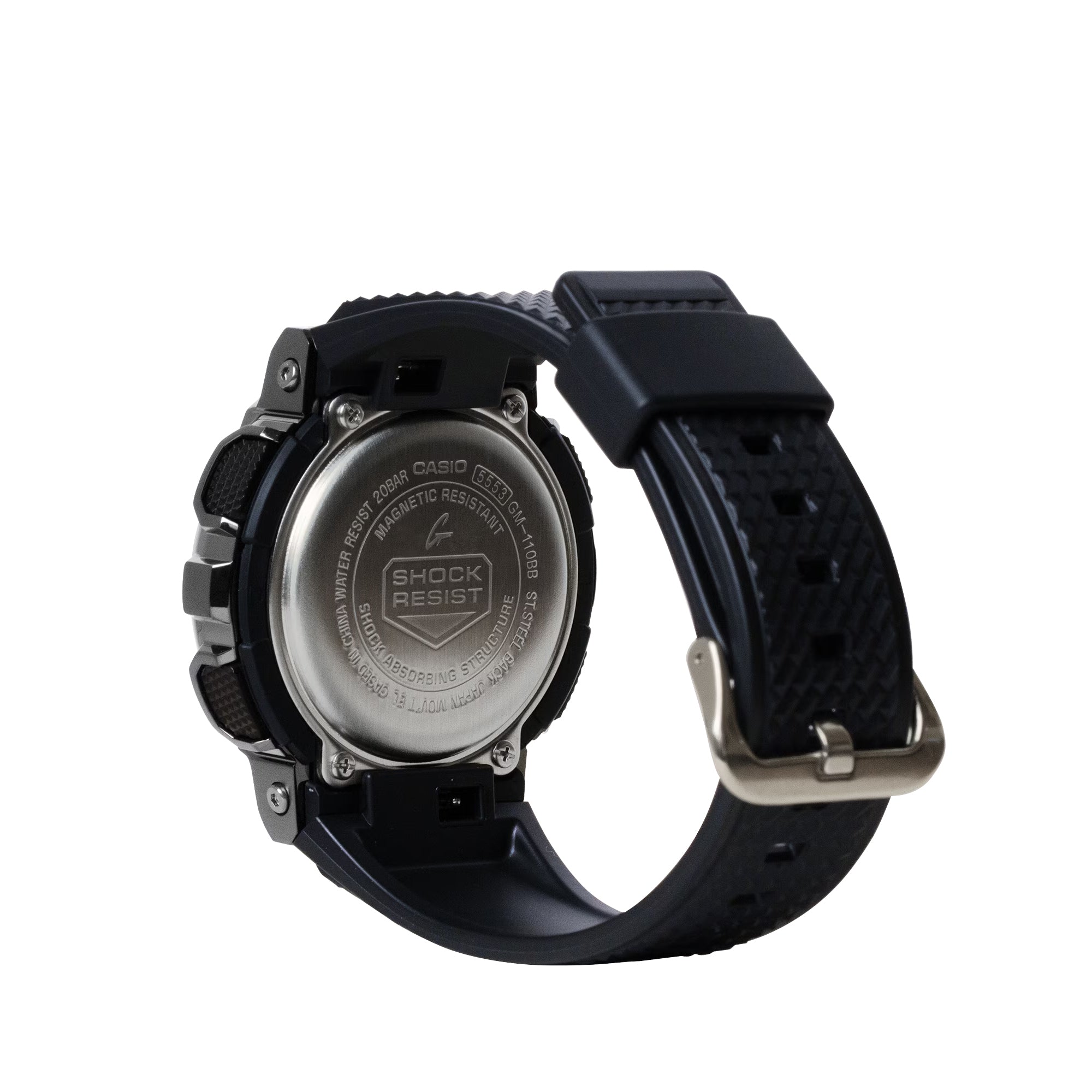 Espectador clérigo Centro comercial Casio G-Shock GM110BB-1A Black Edition Steel Metal Bezel Watch – NAGI