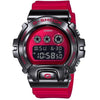 Casio G-Shock GM-6900B-4 Red Stainless Steel Metal Bezel 25th