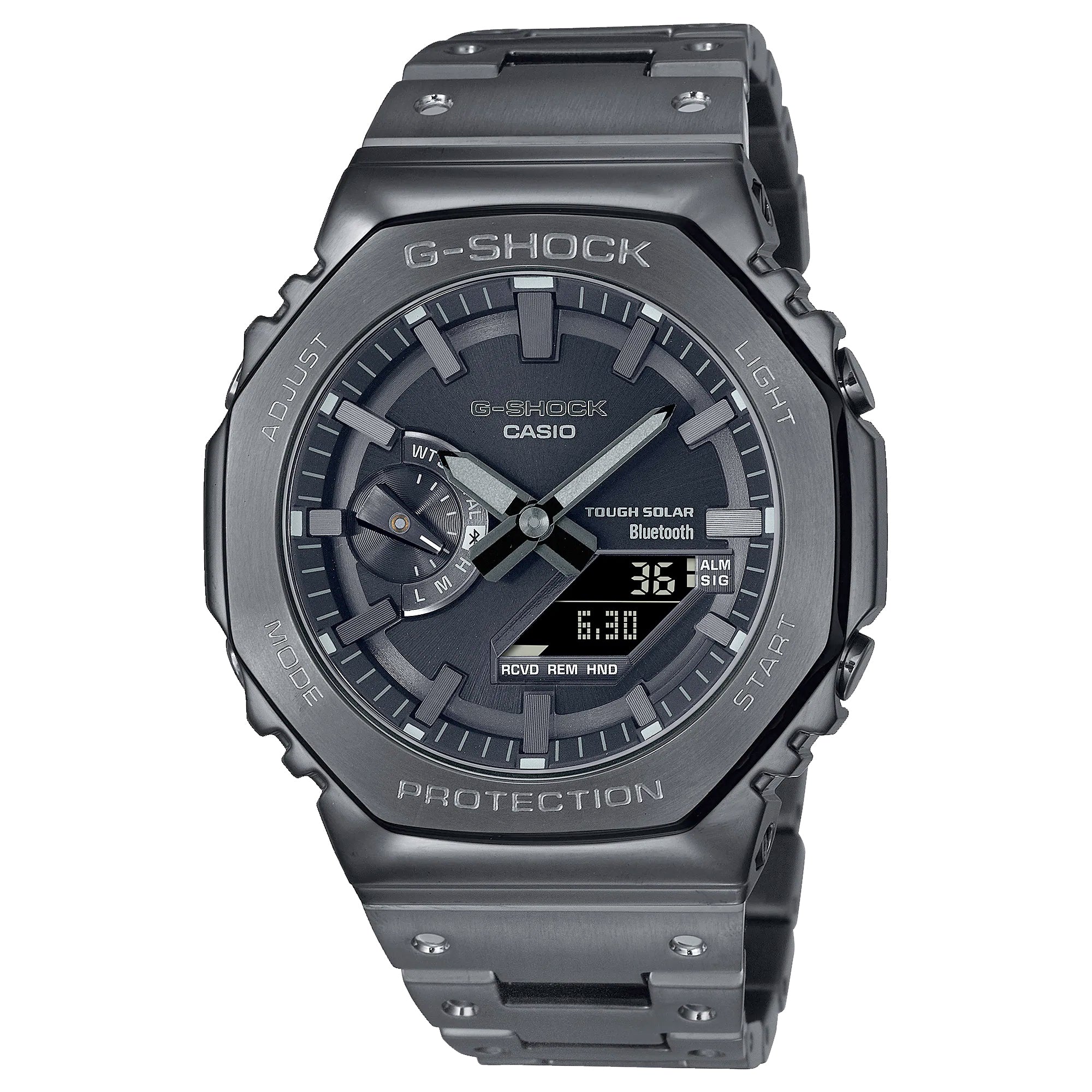 Casio G-Shock Full Metal Connected Solar Stainless Steel Watch, GMB2100D-1A