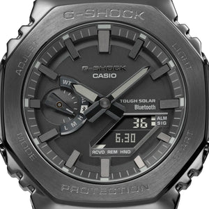 Casio G-Shock Full Metal Dark Grey Steel Solar Bluetooth 2100 CasiOak GMB2100BD-1A