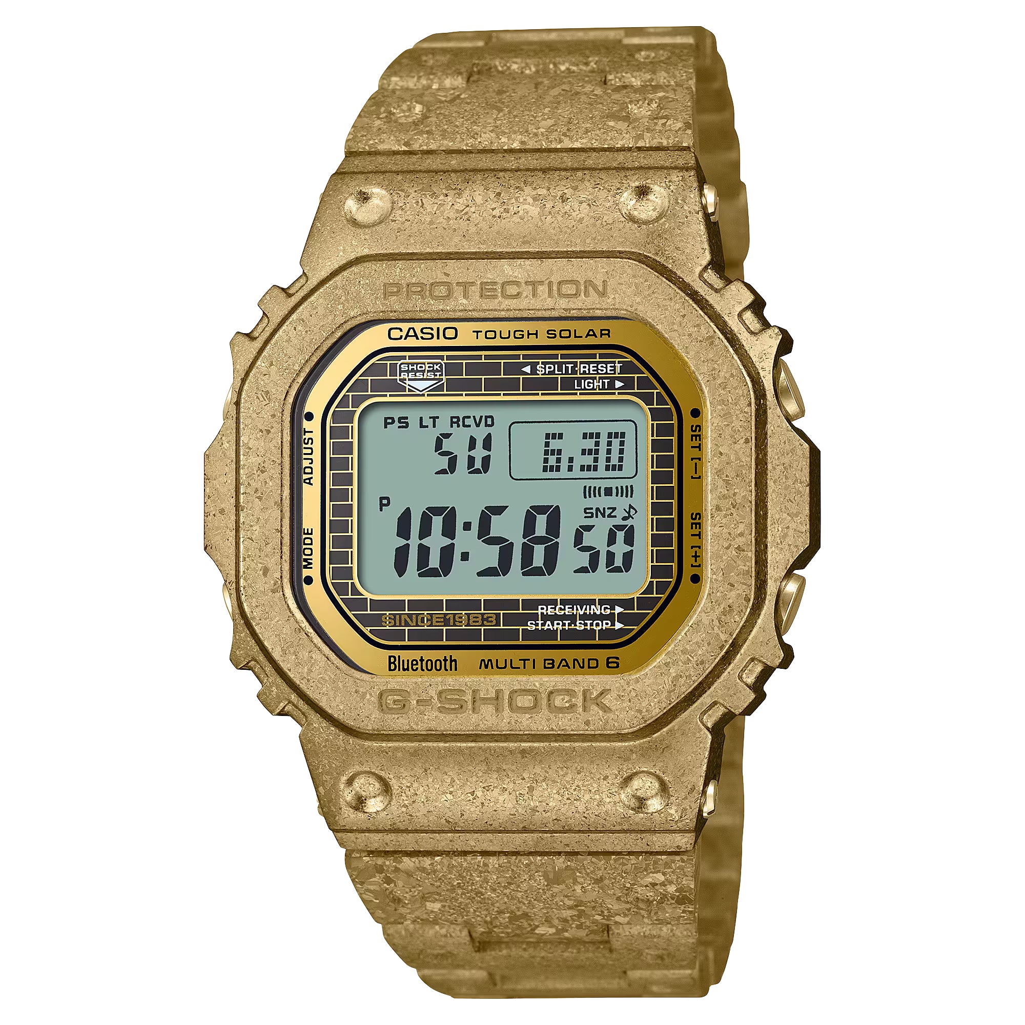 CASIO G-SHOCK GMWB5000PG-9 Gold 40th Anniversary Recrystallized Steel  Bluetooth Full Metal Solar Watch