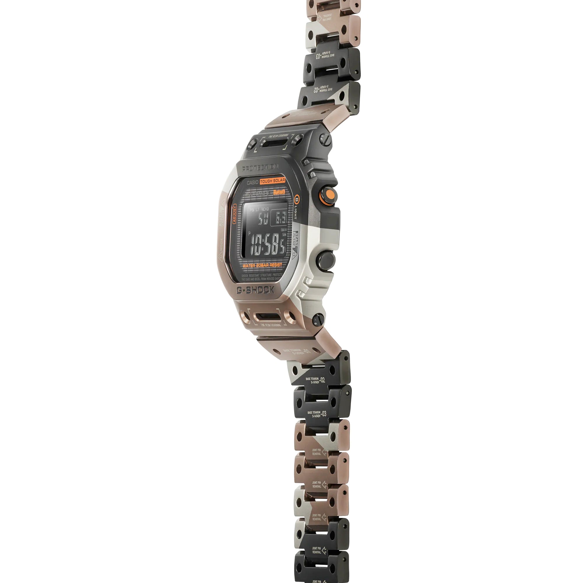 Casio G-SHOCK 5600 Virtual Armor II Digital Titanium Watch GMWB5000TVB-1  Limited