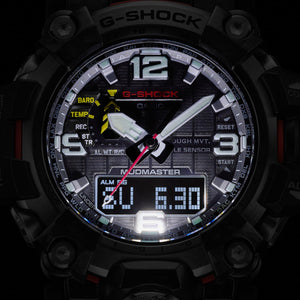 CASIO G-Shock GWG2000-1A3 Mudmaster Carbon Triple Sensor Green Watch