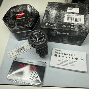 Casio G-Shock Black Tone-on-Tone Carbon CasiOak Protector Pack GA2100PTS-8A