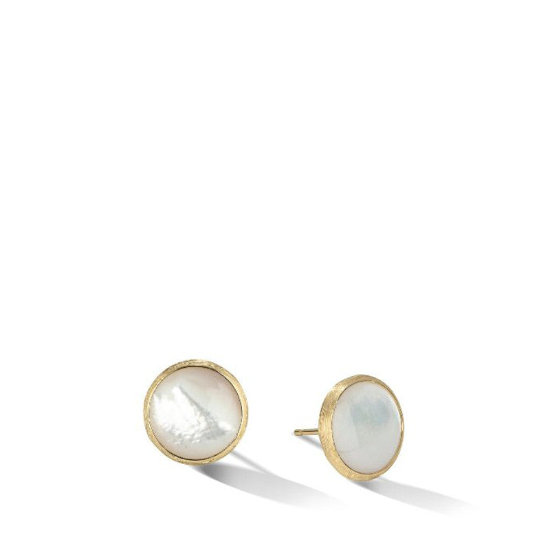 Marco Bicego Jaipur Color Large Mother of Pearl Stud Earrings
