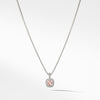 Albion Kids Necklace with Morganite and Diamonds, 4mm