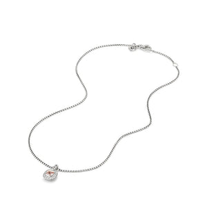 Albion Kids Necklace with Morganite and Diamonds, 4mm