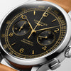 Longines Record 40MM Automatic Black Matte Dial Gold Accents Dial Calf Leather Watch L29214562
