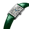 Longines DolceVita 23.30x37MM Quartz Green Leather Strap Watch L5255471A