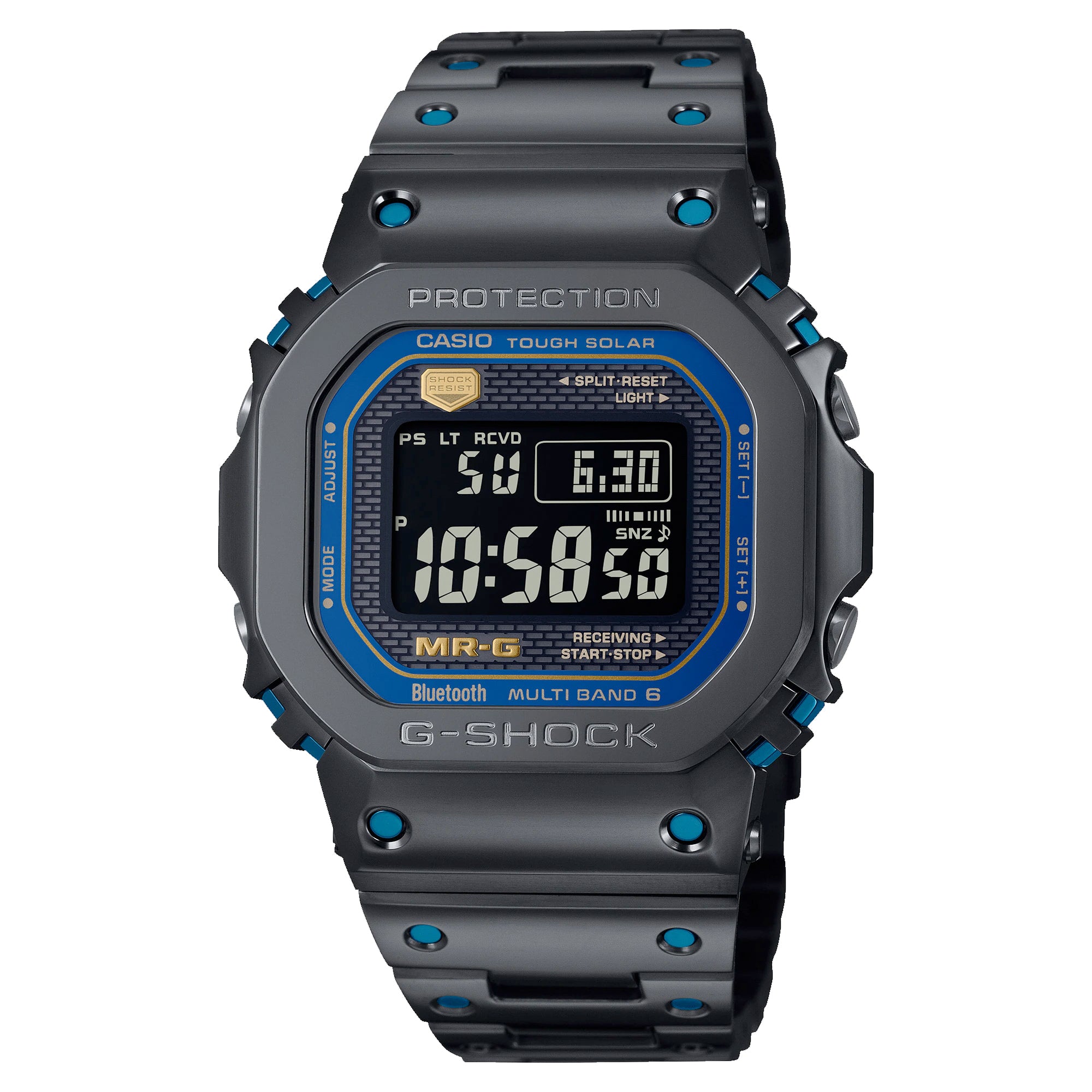 Casio G SHOCK MRG Ao Zumi Blue Black Titanium Square MRGB5000 BA1 Wa NAGI