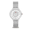 Michele Serein Mid Diamond Dial Stainless Steel Quartz Watch MWW21B000147