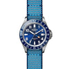 Shinola 40MM Monster GMT Automatic Navy Blue Dial Extra Ocean Plastic Strap Watch S0120247286