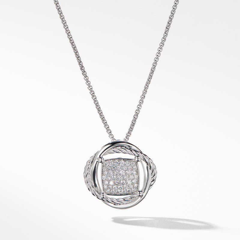 David Yurman Infinity Small Pendant Necklace with Diamonds – NAGI