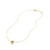 David Yurman Chatelaine Necklace 7MM with Citrine and Diamonds in 18k Gold