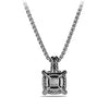 David Yurman Chatelaine Pendant Necklace with Hampton Blue Topaz and Diamonds 11MM