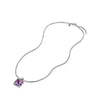 David Yurman Chatelaine Pendant Necklace with Amethyst and Diamonds 14MM