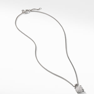 David Yurman Chatelaine Pendant Necklace with Pave Diamonds 11mm