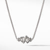 David Yurman Crossover Single Station Necklace with Diamonds