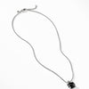 David Yurman Chatelaine Pendant Necklace with Black Onyx and Diamonds, 11mm