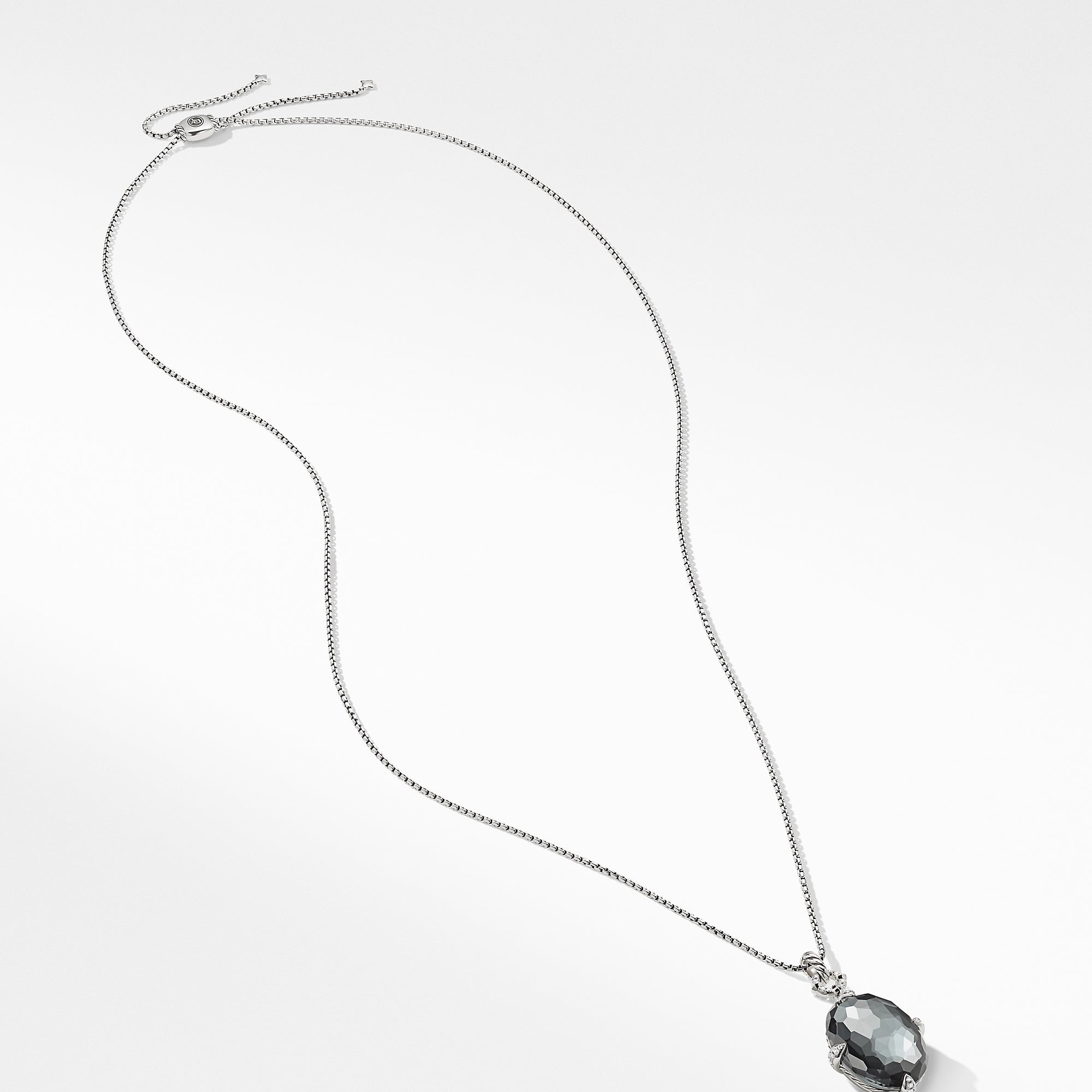 David Yurman Diamond Chatelaine® Pendant Necklace - Sterling Silver Pendant  Necklace, Necklaces - DVY148394 | The RealReal