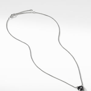 David Yurman Chatelaine Pendant Necklace with Black Onyx and Diamonds 8mm