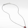 David Yurman Chatelaine Pendant Necklace with Rhodalite Garnet and Diamonds 8mm