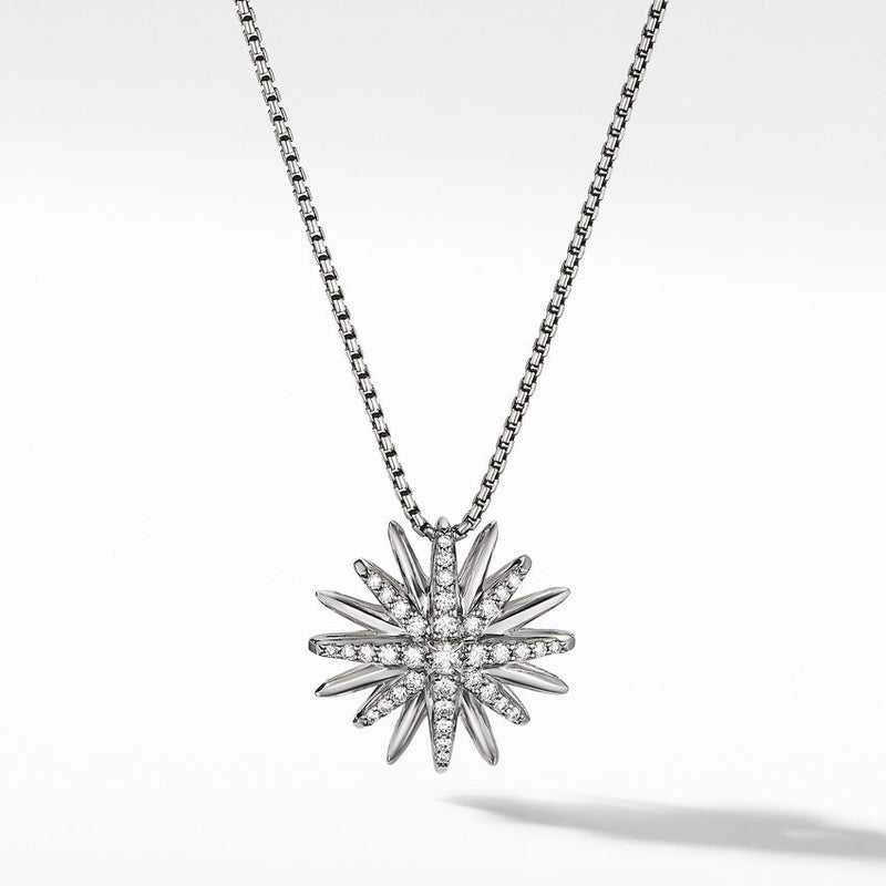 19MM Starburst Pendant with Diamonds