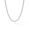 DY Madison Chain Necklace in Sterling Silver with 18K Yellow Gold