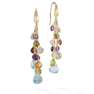 Marco Bicego 18k Yellow Gold Multi-Color Multi-Strand Paradise Earrings