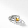david yurman Albion 12MM Petite Ring with Diamonds citrine