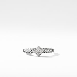 Quatrefoil Ring with Diamonds