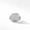 David Yurman Albion 11MM Ring with Pave Diamonds, Split Shank