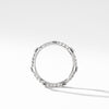 Cable Collectibles Ring with Diamonds in 18K White Gold