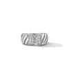 David Yurman Sculpted Cable Ring with Diamonds