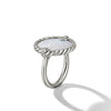 David Yurman Elements Ring with Mother of Pearl and Diamonds