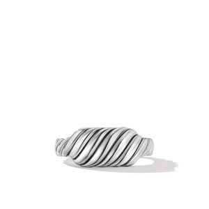 David Yurman Sculpted Cable Contour Ring in Sterling Silver, 8.5MM