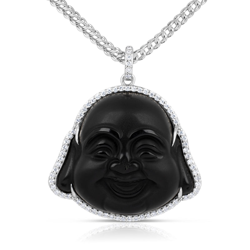 Black Obsidian Buddha Necklace – Project Yourself