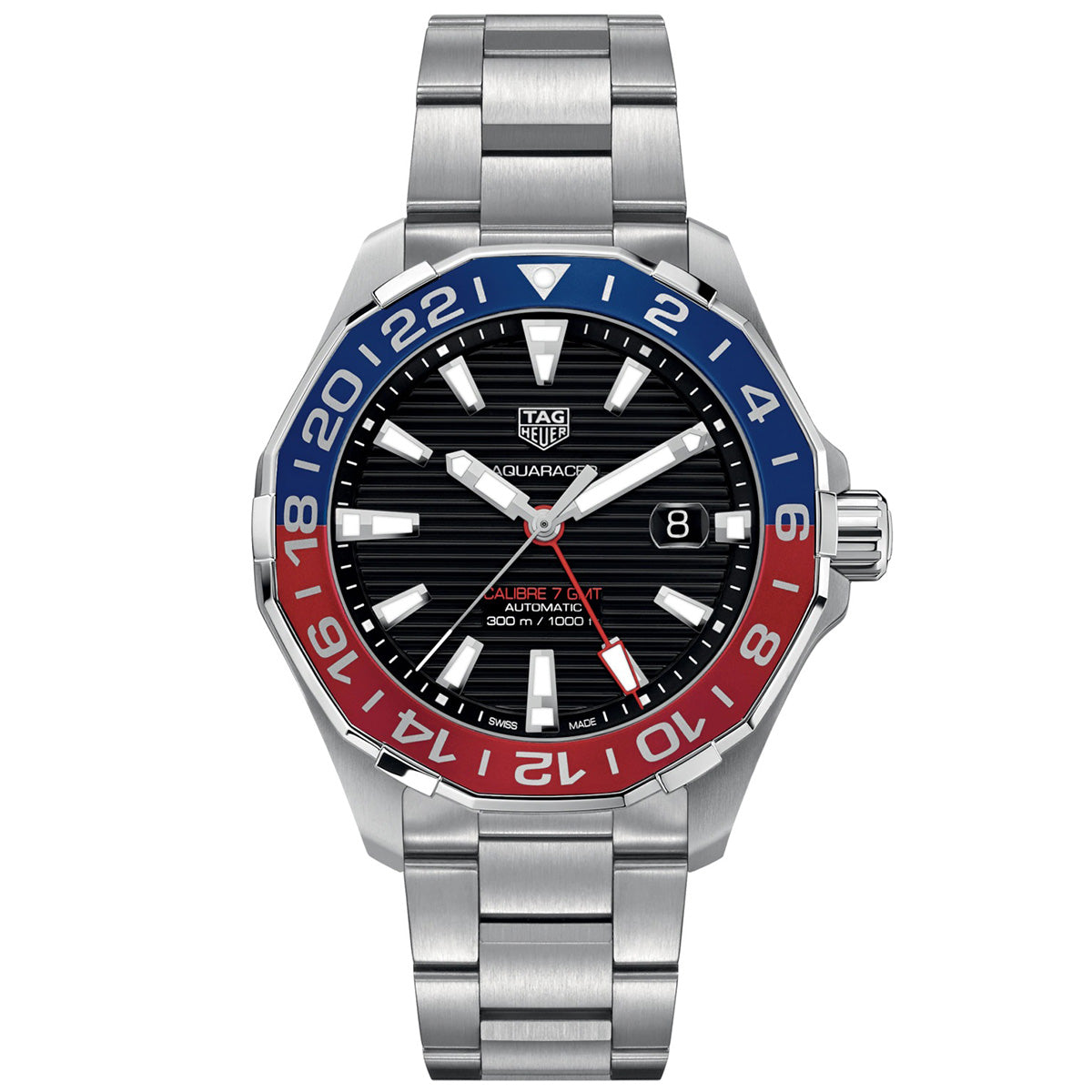 TAG Heuer Aquaracer GMT Blue and Red Bezel Watch WAY201 – NAGI