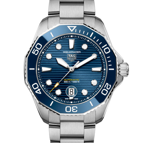  TAG Heuer Aquaracer Professional 300 Automatic Watch - Diameter  43 mm WBP201B.BA0632 : Clothing, Shoes & Jewelry