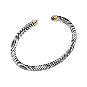David Yurman 5MM Classic Cable Bracelet with Gold