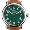 Shinola Gents 41mm Runwell Green Dial Maple Aniline Leather Watch S0110000026