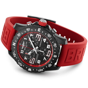 Pre-Order 44MM Breitling Endurance Pro Breitlight Watch Red Strap