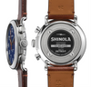 Shinola 47mm Gents Runwell Royal Blue Dial Brown Leather Watch  S0110000047