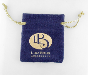 Lika Behar "Kara" Necklace with Marquise Kingman Turquoise Silver 24K Gold 38"