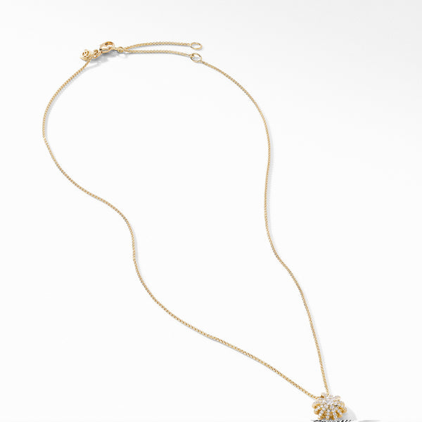 David Yurman Starburst 18k Yellow Gold Diamond Necklace – NAGI