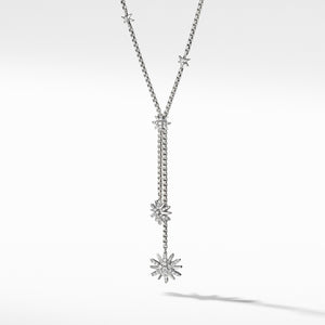 David Yurman Starburst Y Diamond Necklace