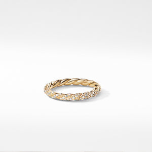 David Yurman Paveflex Ring with Diamonds 2.7MM